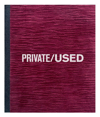 Private/Used Private/Used – book cover closed